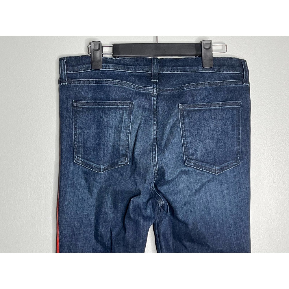 Veronica Beard Carolyn 10" Baby Boot Jeans Size 30 - Mid Rise Medium Wash Blue - Picture 11 of 14